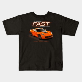 Corvette z06 C7 Kids T-Shirt